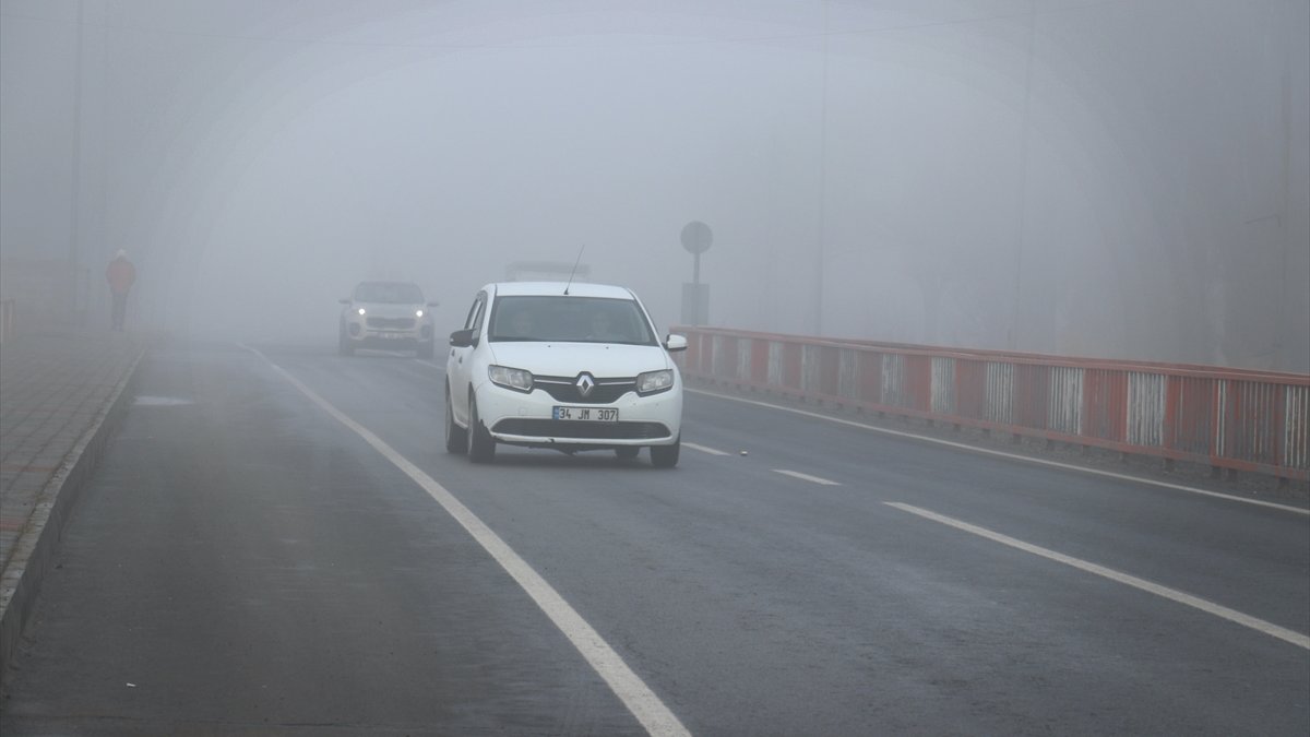 Ağrı, Ardahan, Tunceli ile Kars'ta sis ve buzlanma etkili oldu