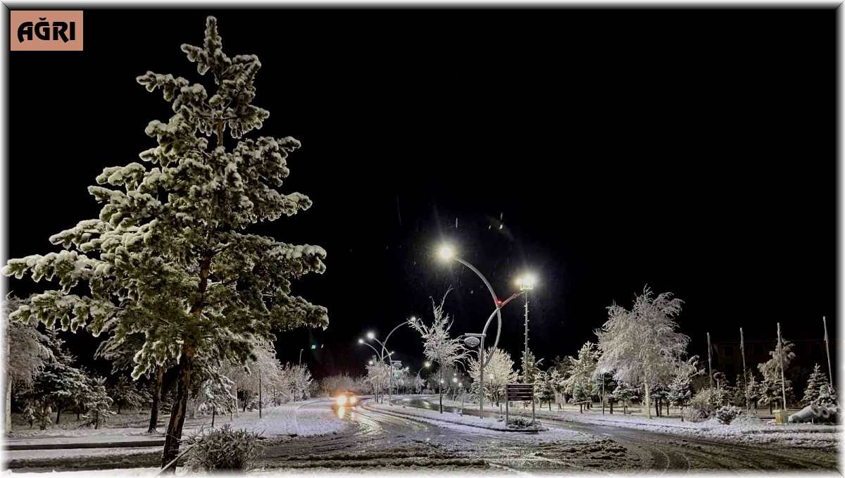 Ağrı beyaza büründü