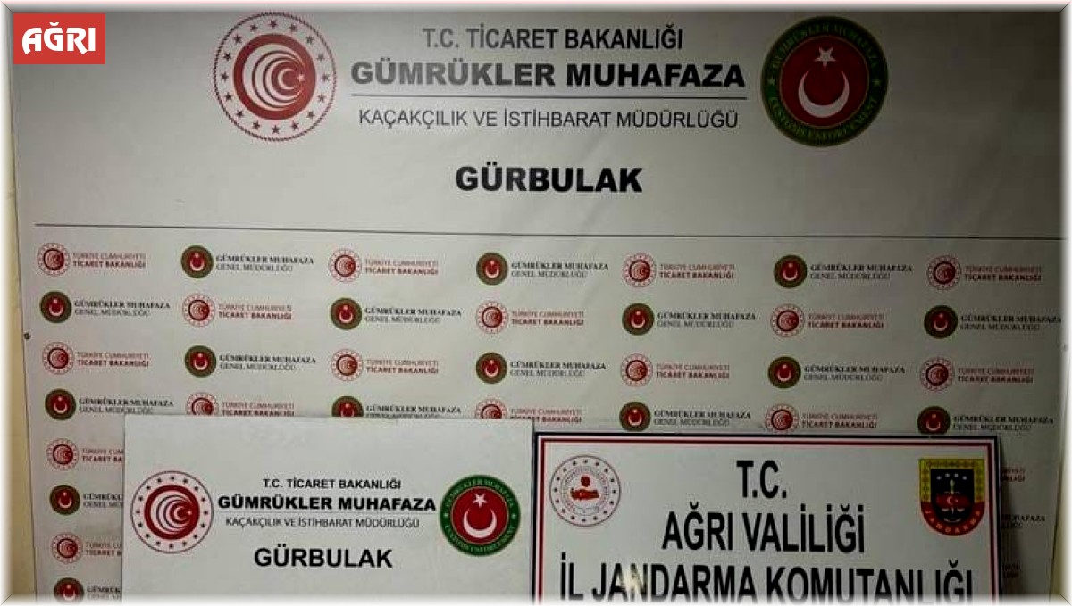 Ağrı'da 1 kişi gümrük kaçağı altınlar ile yakalandı