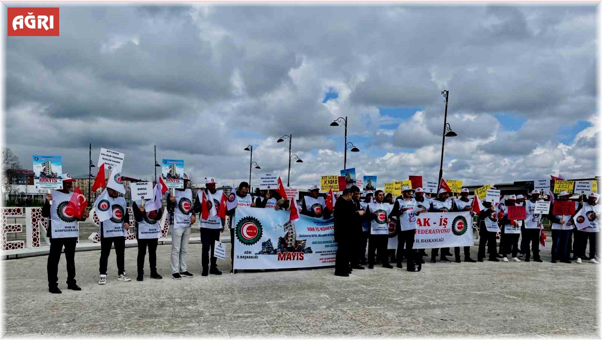 Ağrı'da 1 Mayıs kutlaması