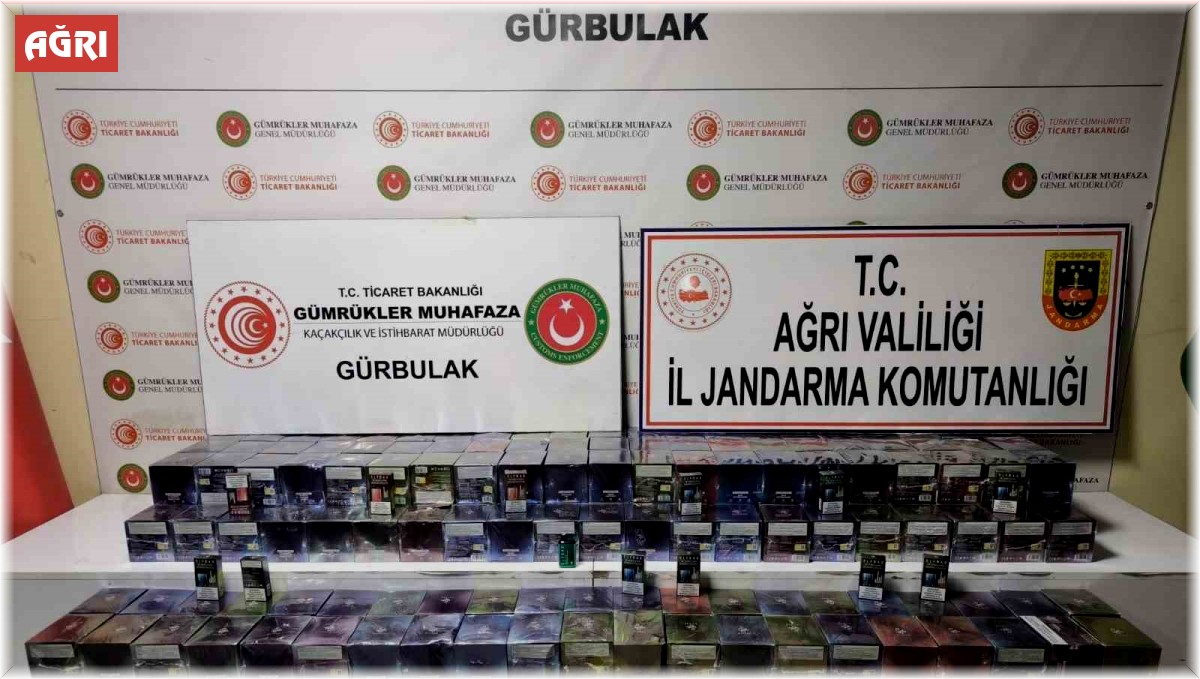 Ağrı'da 1 milyon TL'lik kaçak sigara operasyonu