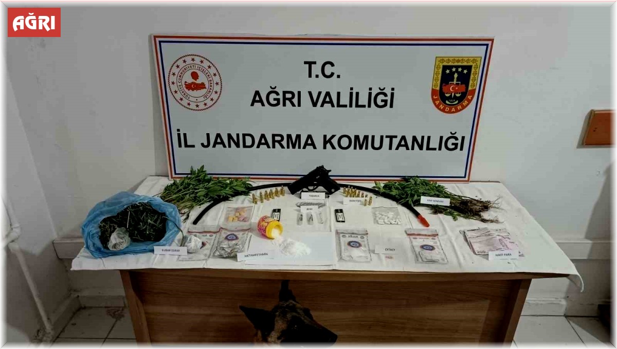 Ağrı'da 1 şahıs uyuşturucu bulundurmaktan tutuklandı