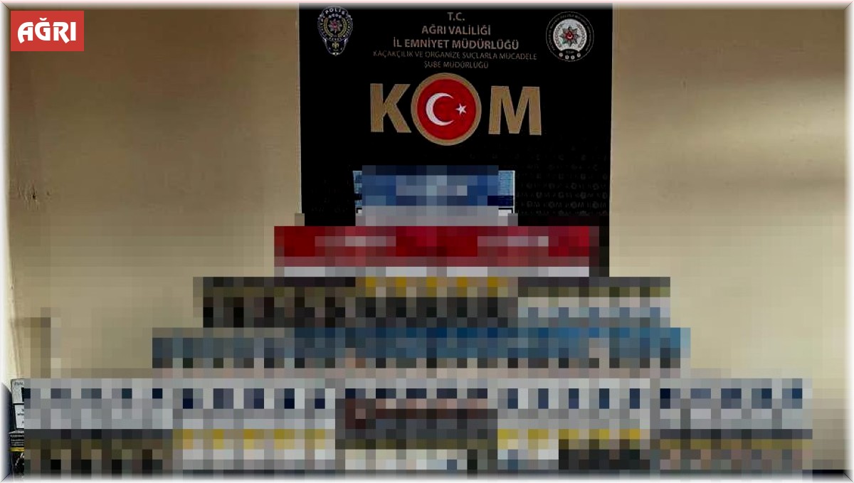 Ağrı'da 11 bin 130 paket kaçak sigara ve 2 bin 20 litre kaçak akaryakıt yakalandı