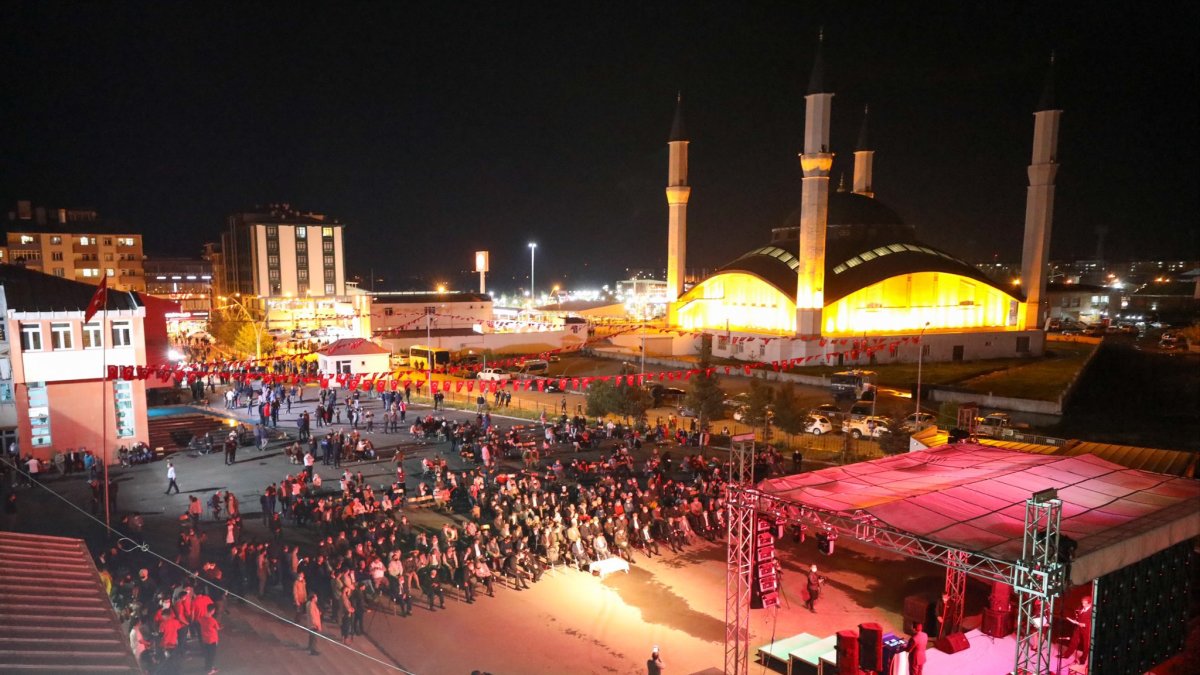 Ağrı'da 15 Temmuz Demokrasi ve Milli Birlik Günü etkinliği