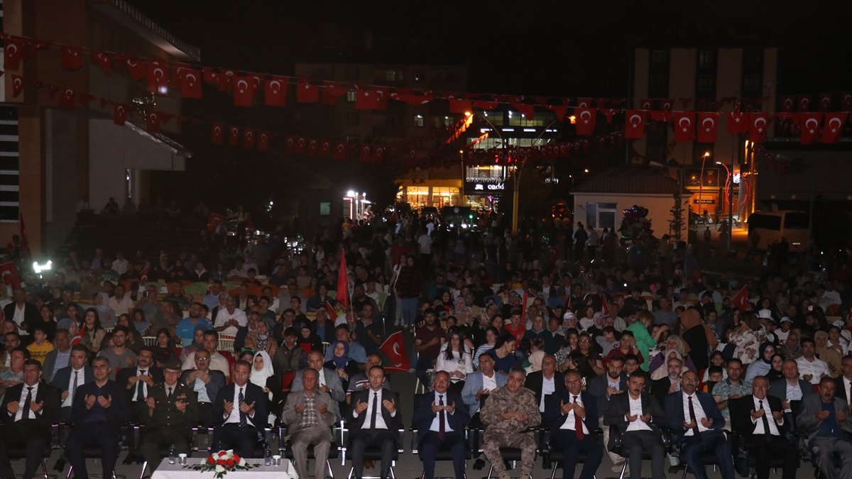 Ağrı'da 15 Temmuz Demokrasi ve Milli Birlik Günü etkinlikleri yapıldı