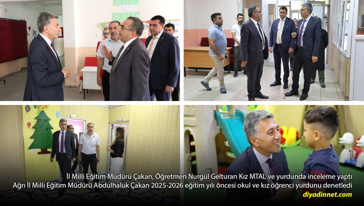 Ağrı'da 2 Eğitim Kurumuna Kritik Denetim: Çakan Hazırlıkları Yerinde İnceledi