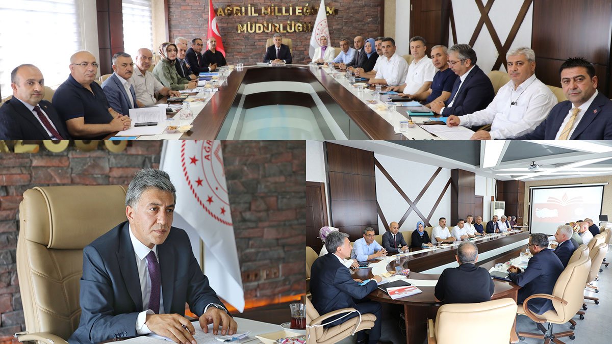 Ağrı'da 2026-2027 eğitim öğretim yılı hazırlıkları değerlendirildi
