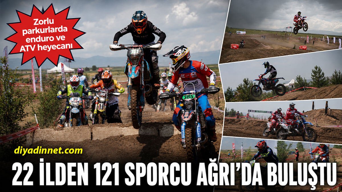 Ağrı'da 22 İlden 121 Sporcuyla Türkiye SKIL Enduro ve ATV Şampiyonası Heyecanı Sürüyor