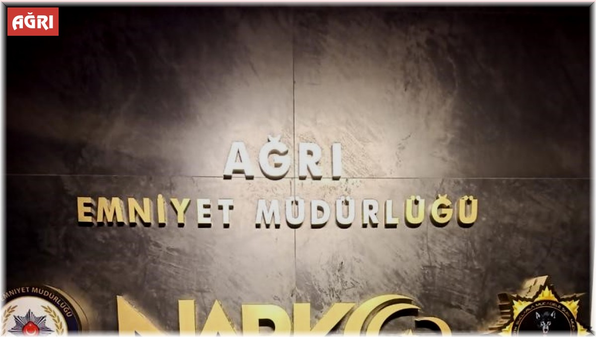 Ağrı'da 24 kilo metamfetamin ele geçirildi