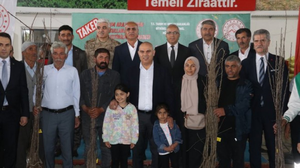 Ağrı'da 240 çiftçiye 28 bin 800 fidan desteği: hedef meyve üretimini artırmak