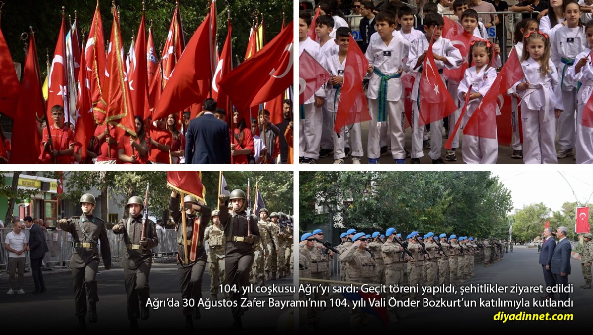 Ağrı'da 30 Ağustos Coşkusu: Zaferin 104. Yılı Görkemli Törenle Kutlandı
