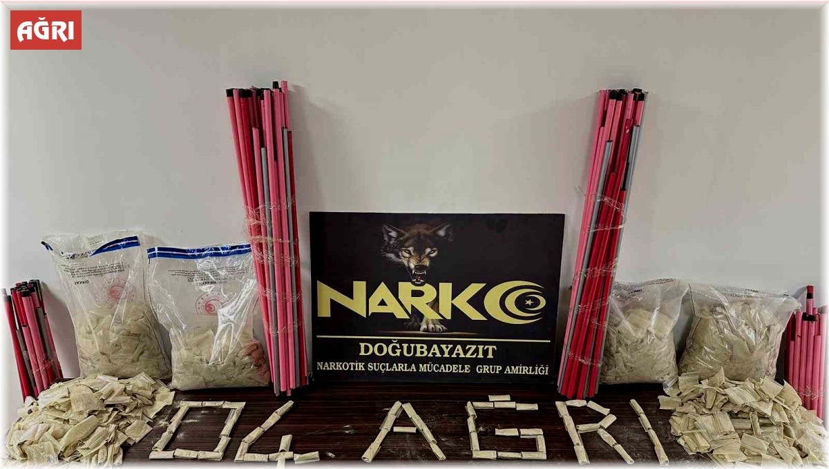 Ağrı'da 34 kilo 150 gram eroin ele geçirildi