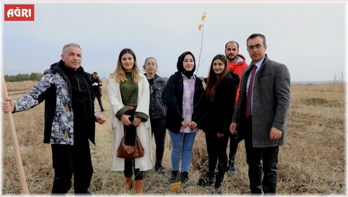 Ağrı'da 41 maden şehidi anısına fidan dikildi