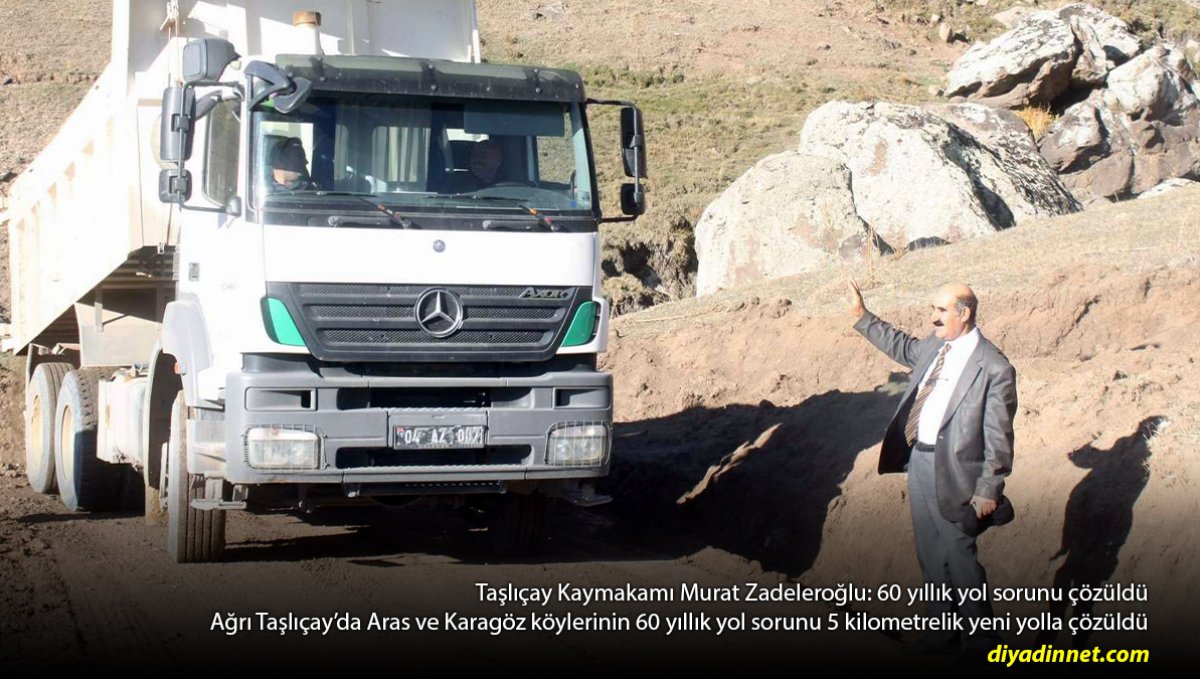 Ağrı'da 60 Yıllık Çile Sona Erdi: 2 Köyün Yolu 10 Kilometre Kısaldı