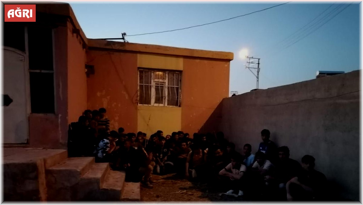 Ağrı'da 61 düzensiz göçmen yakalandı