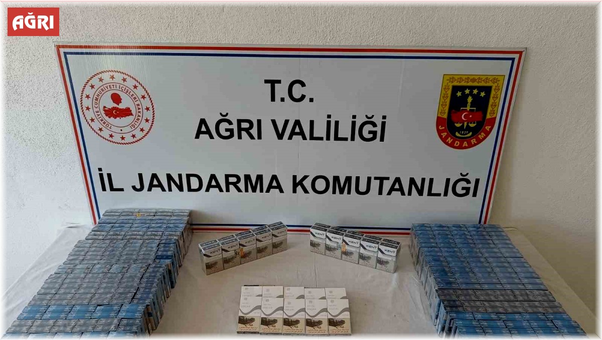 Ağrı'da 655 paket kaçak sigara ele geçirildi