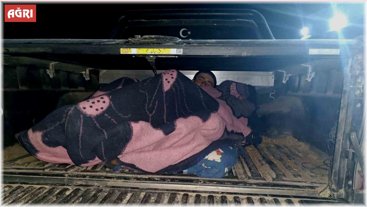 Ağrı'da 7 Afganistan uyruklu kaçak göçmen yakalandı
