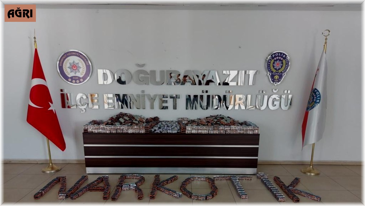 Ağrı'da 8 bin 620 kutu 'Sentetik Ecza' ele geçirildi