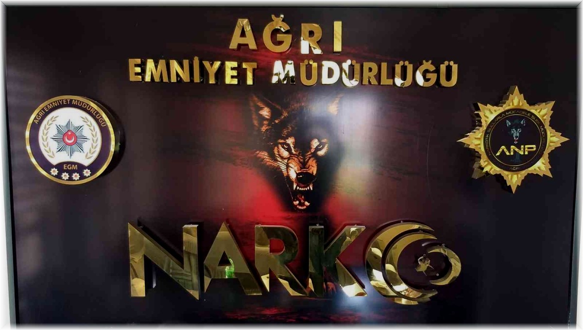 Ağrı'da 8 kilo 750 gram toz esrar ele geçirildi