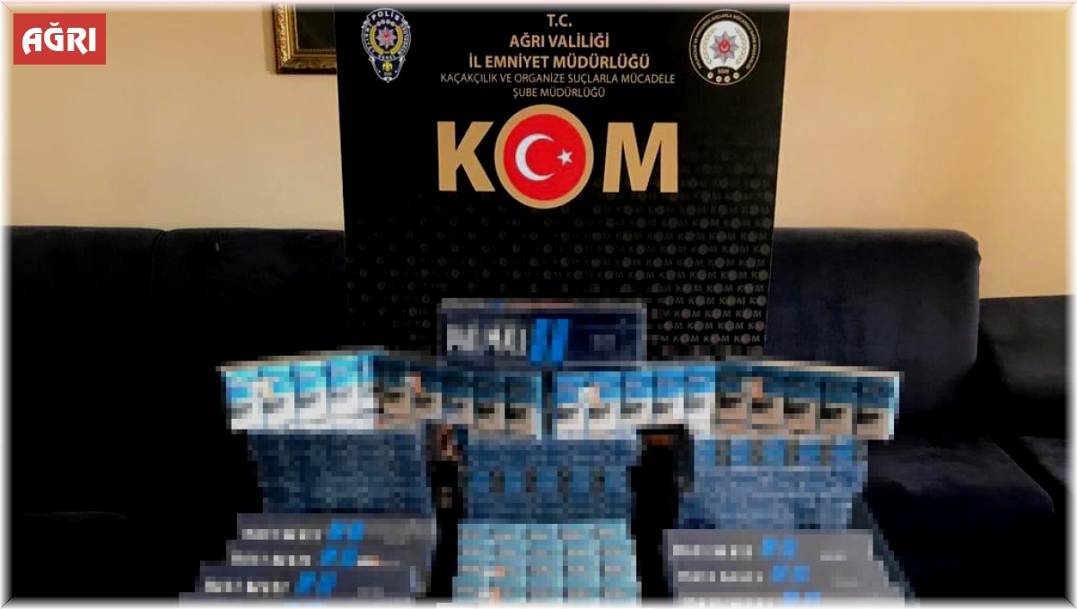 Ağrı'da 810 paket kaçak sigara ele geçirildi