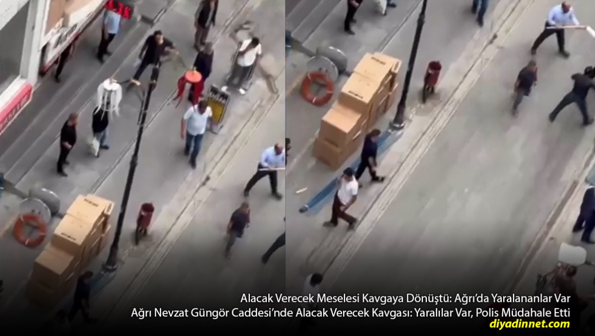 Ağrı'da Alacak Verecek Kavgası: Yaralılar Var, Camlar Kırıldı