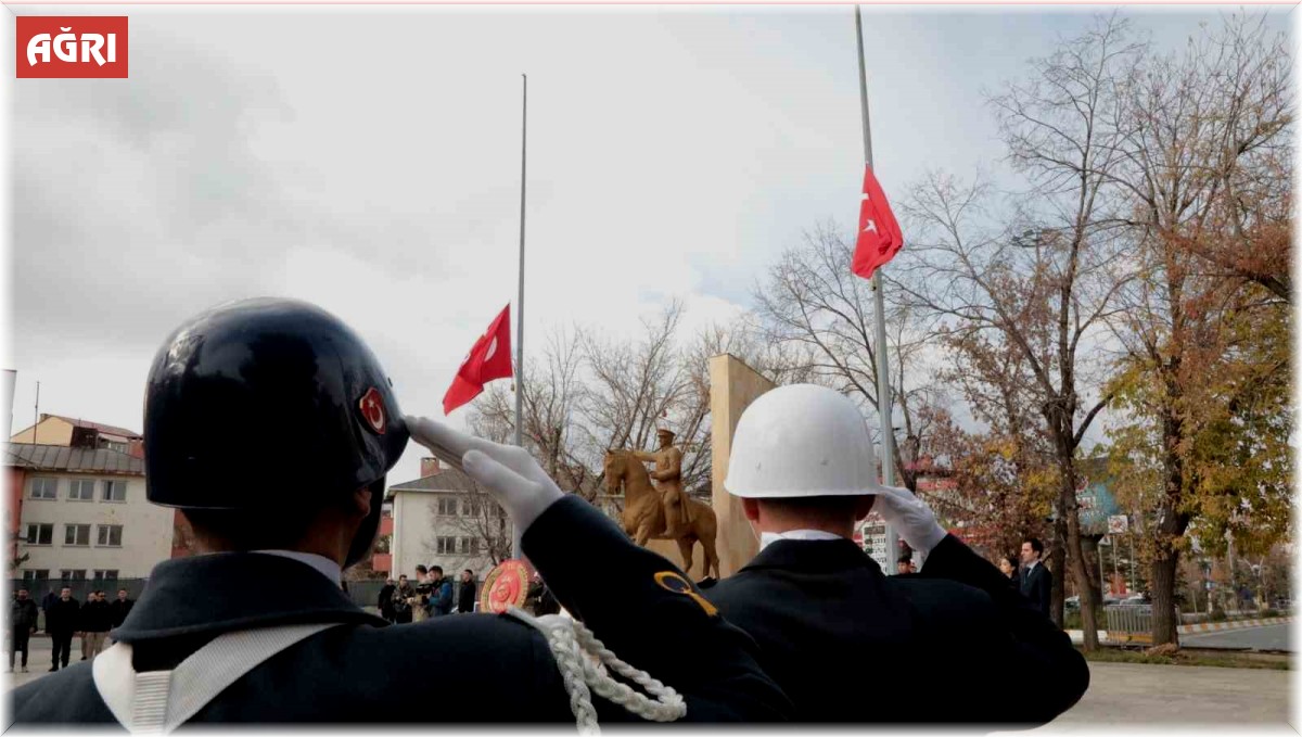 Ağrı'da Atatürk'ü anma töreni düzenlendi