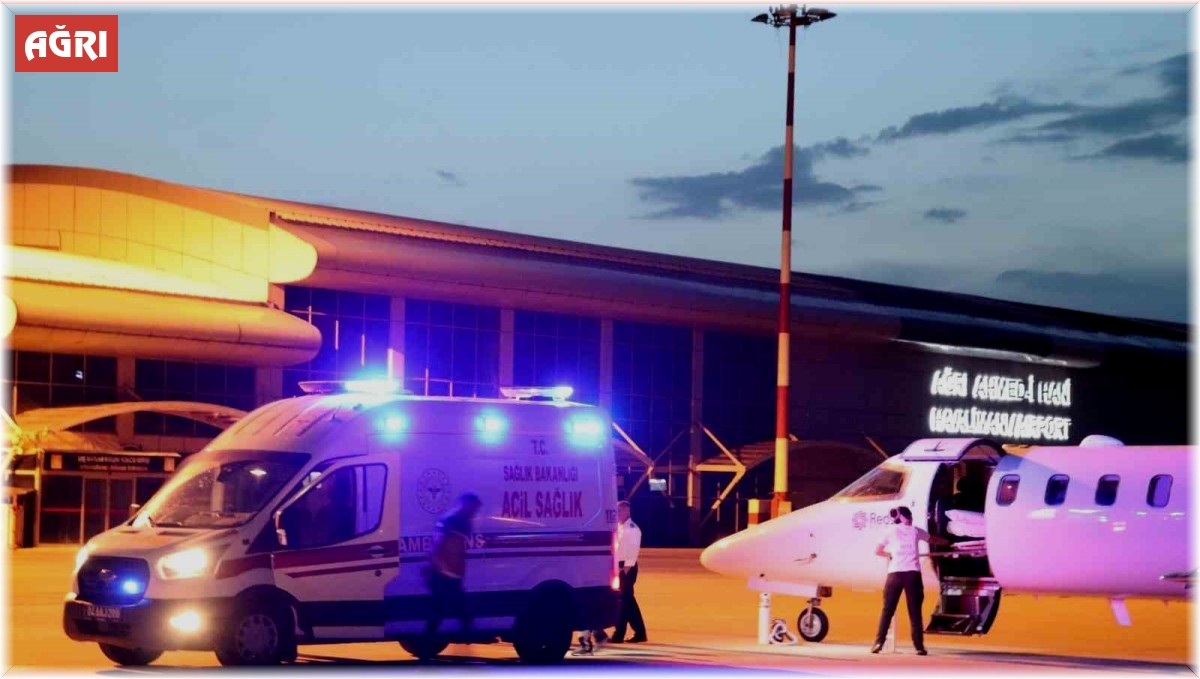 Ağrı'da başından vurulan genç ambulans uçakla Ankara'ya gönderildi
