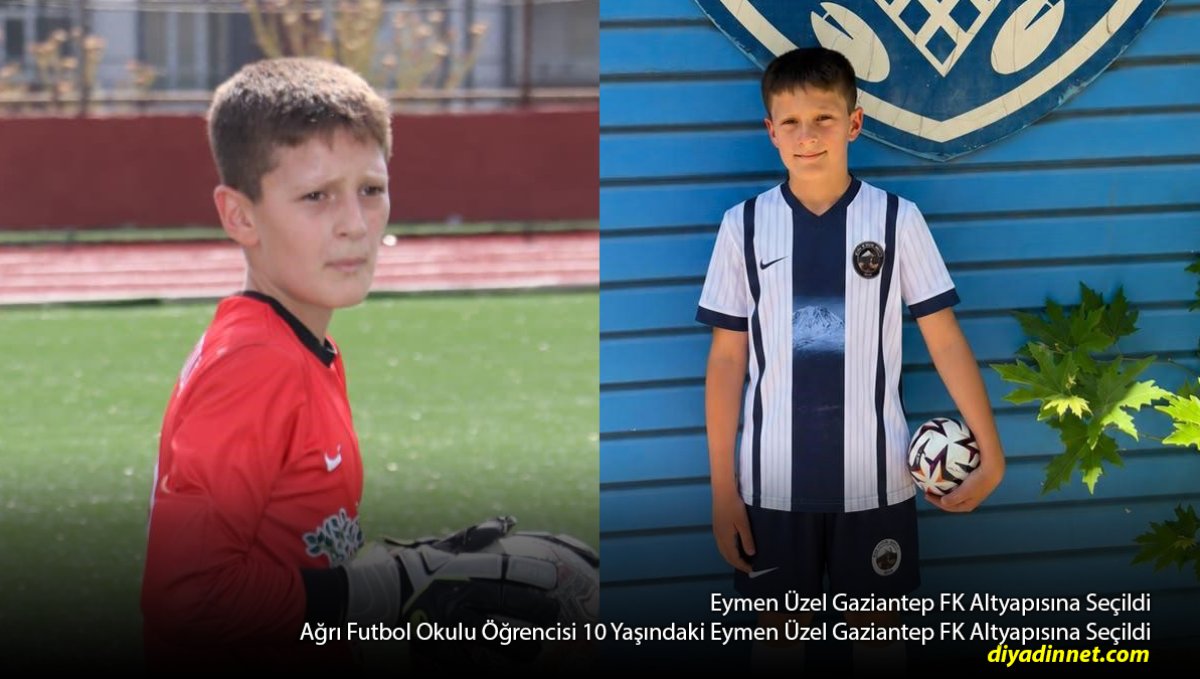 Ağrı'da Başlayan Futbol Hayali Gaziantep FK'ya Uzandı: Eymen Üzel Henüz 10 Yaşında