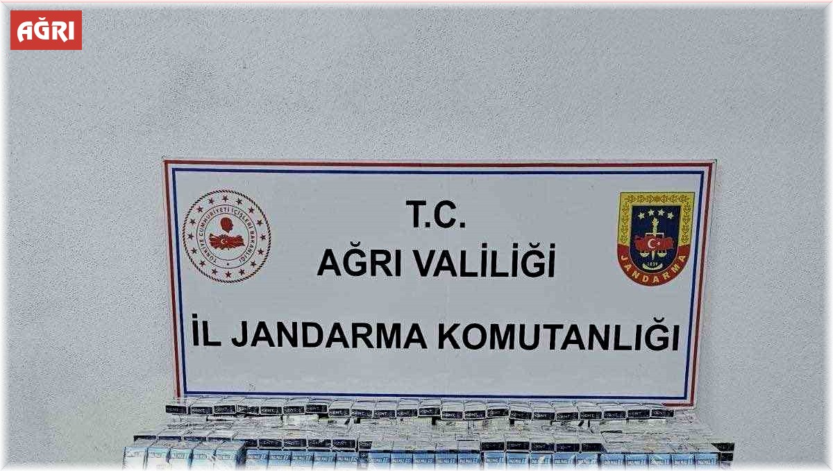 Ağrı'da binlerce paket kaçak sigara ele geçirildi