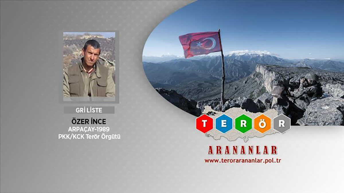 Ağrı'da etkisiz hale getirilen 3 teröristten birinin gri kategoride arandığı belirlendi