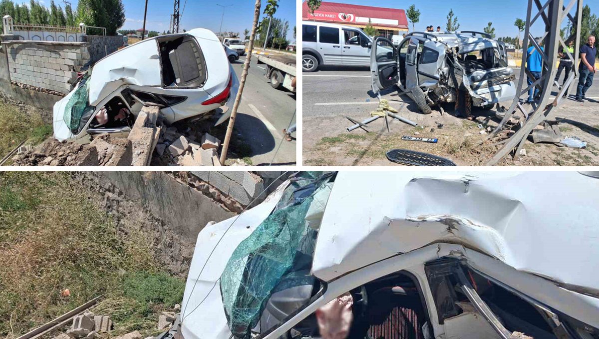 Ağrı'da Feci Kaza: İki Araç Çarpıştı, 1'i Çocuk 4 Kişi Yaralandı