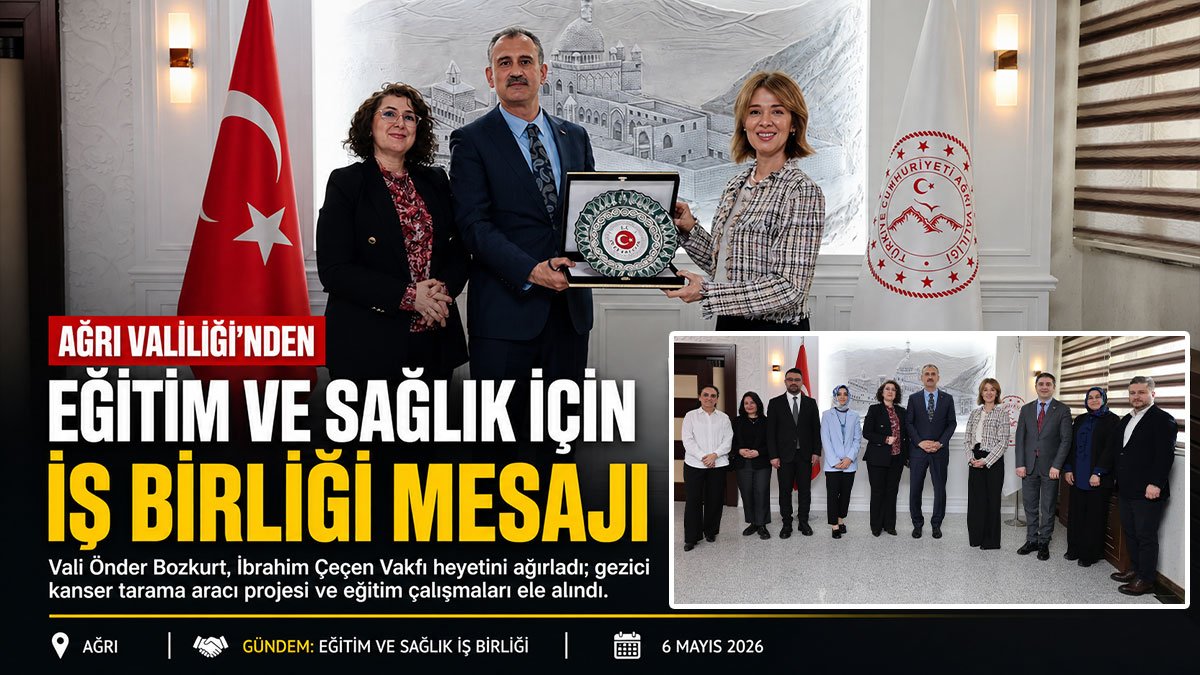 Ağrı'da Gezici Kanser Tarama Aracı Projesi değerlendirildi