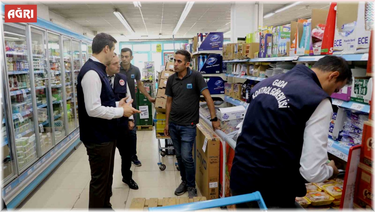 Ağrı'da gıda denetimleri sürüyor