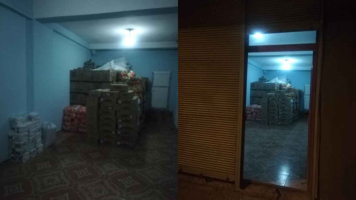 Ağrı'da gıda deposunda hırsızlık