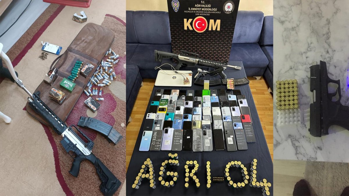 Ağrı'da gümrük kaçağı cep telefonlarını piyasaya sürdükleri iddiasıyla 3 kişi tutuklandı