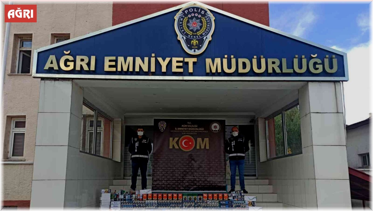 Ağrı'da gümrük kaçağı ürün operasyonu