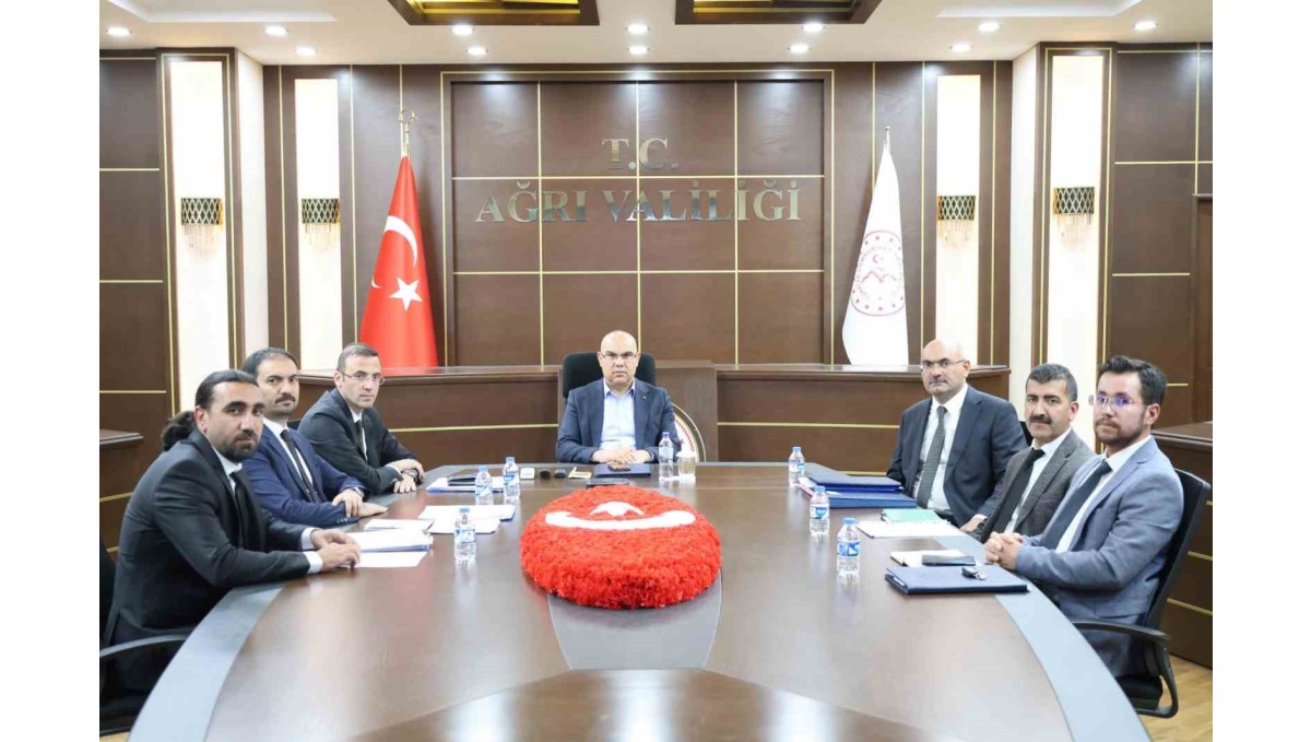 Ağrı'da haftalık çalışma grubu toplantısı yapıldı