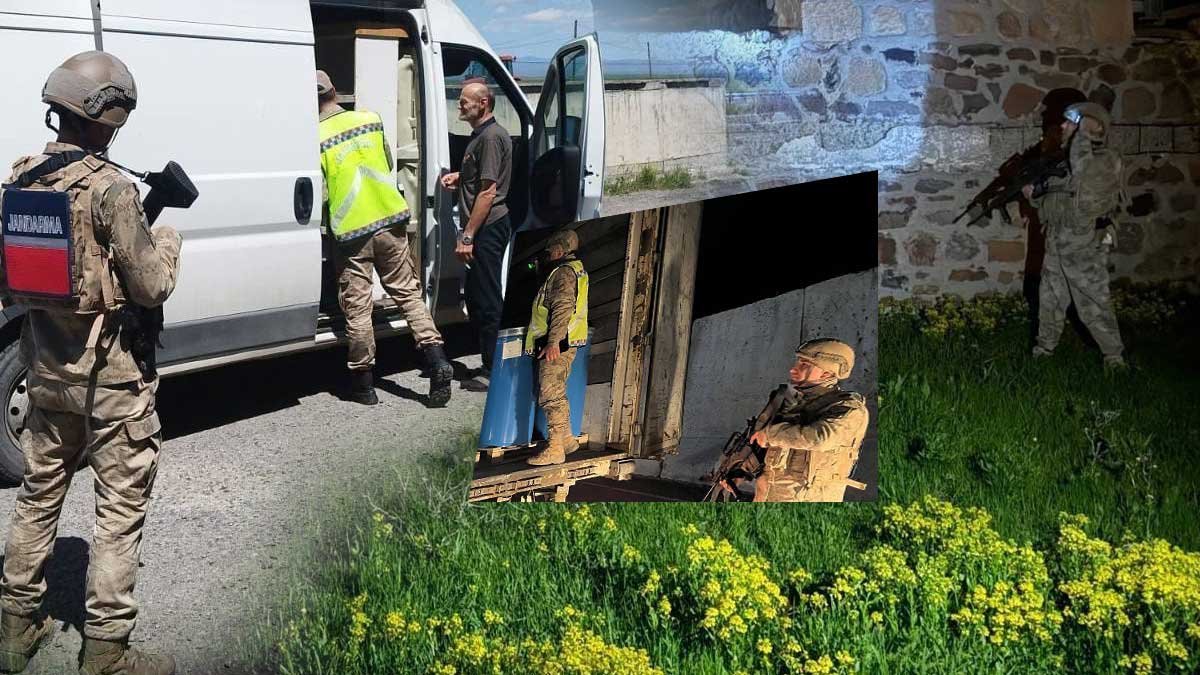Ağrı'da Huzur ve Güven Uygulaması: 16 Düzensiz Göçmen Yakalandı
