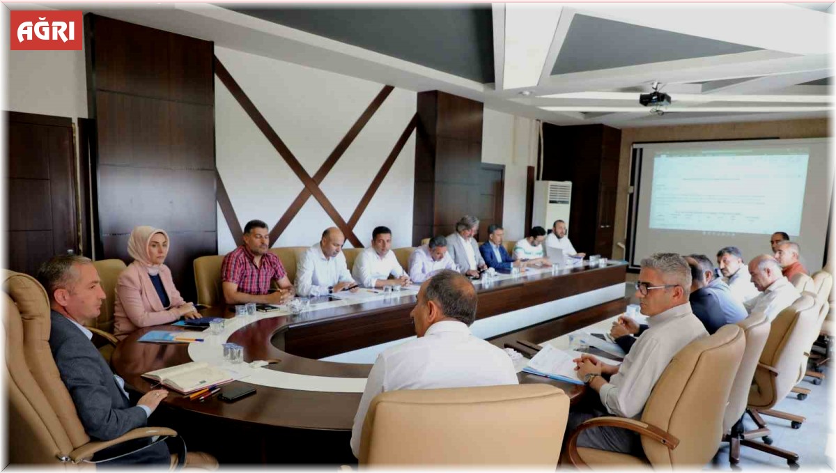 Ağrı'da ilçe milli eğitim müdürleri toplandı