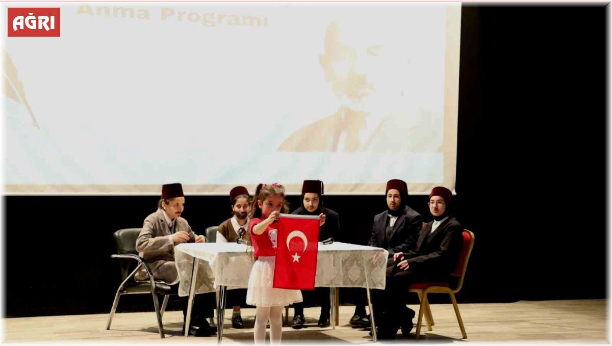 Ağrı'da İstiklal Marşı'nın Kabulü ve Mehmet Akif Ersoy'u Anma Günü kutlandı