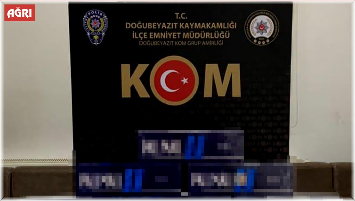 Ağrı'da kaçak bin 175 litre motorin ve 490 paket sigara ele geçirildi