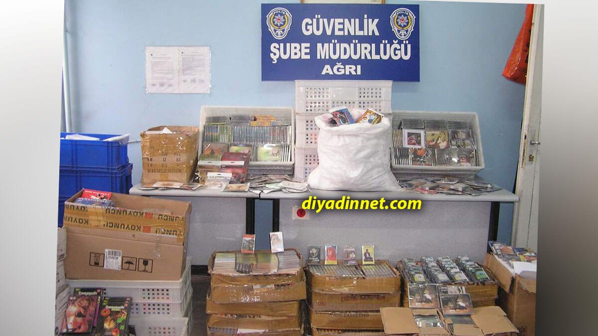 Ağrı'da Kaçak CD Operasyonu! 2 Ayrı Baskında Binlerce Ürün Yakalandı!...