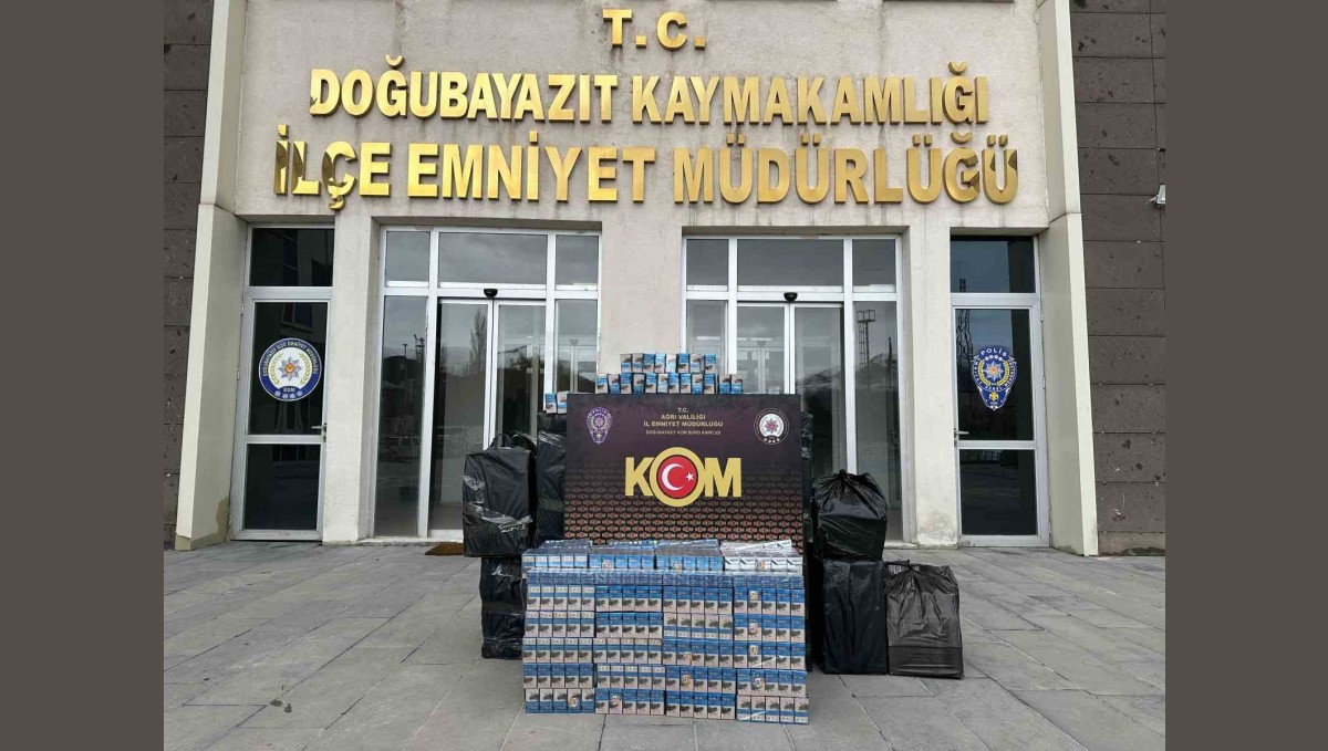 Ağrı'da kaçak sigara operasyonu: 2 tutuklama