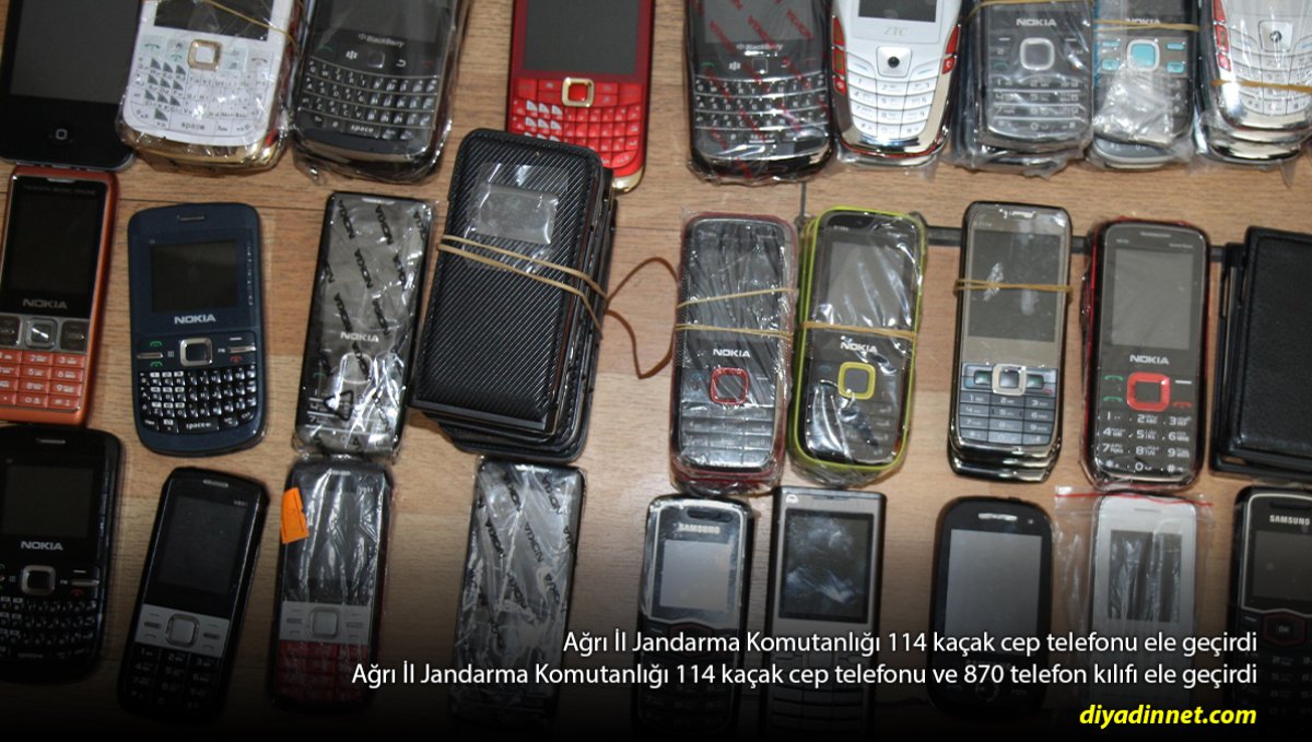 Ağrı'da Kaçakçılık Operasyonu: 114 Cep Telefonu Ele Geçirildi