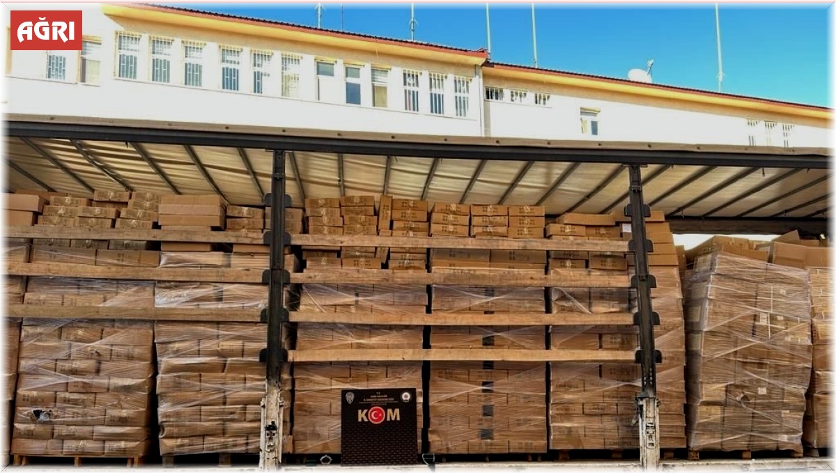 Ağrı'da kaçakçılık operasyonu: 2 milyon TL değerinde malzeme ele geçirildi