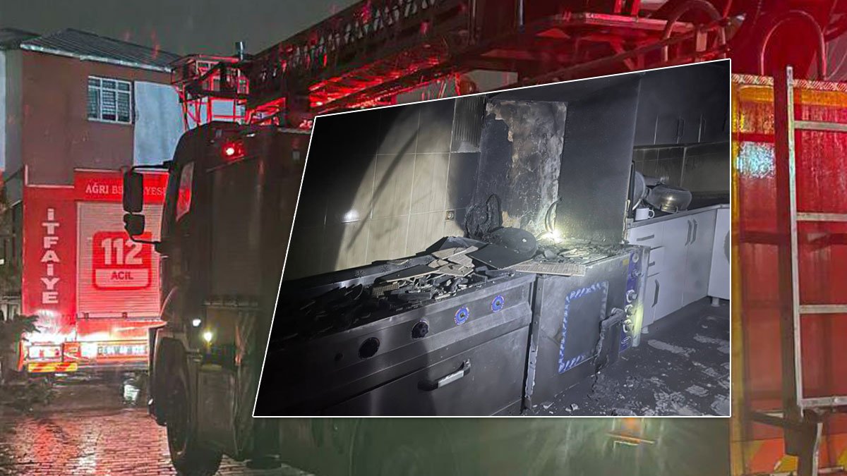 Ağrı'da Kadın Sığınma Evinde Korkutan Yangın: 3'ü Çocuk 7 Kişi Dumandan Etkilendi