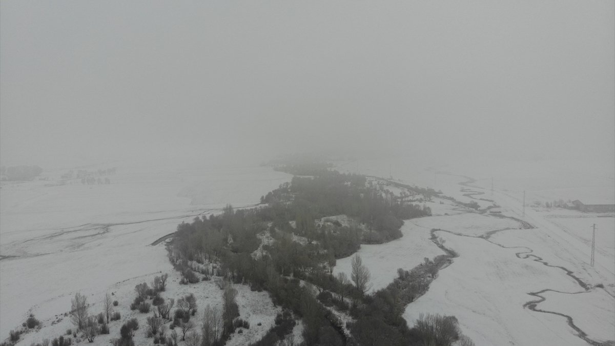 Ağrı'da kar ve sis yaşamı olumsuz etkiledi