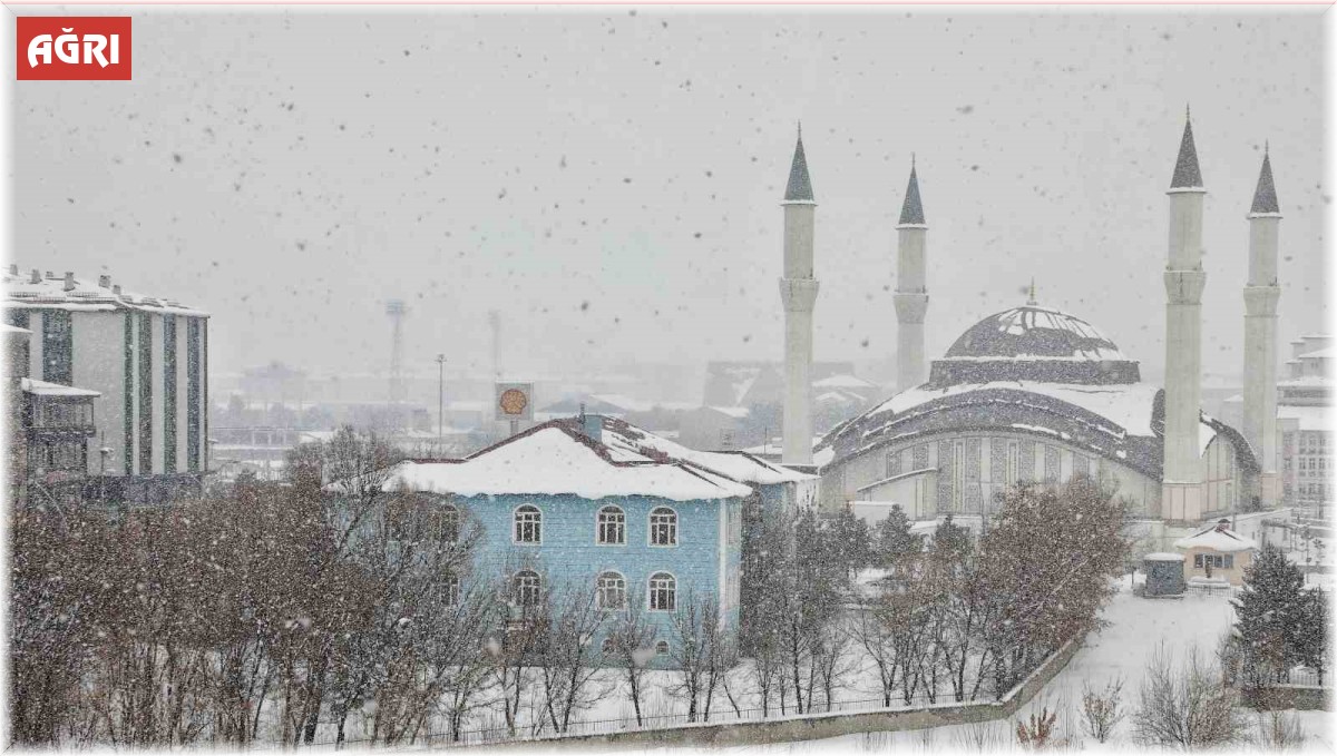 Ağrı'da kar yağışı eğitime engel oldu