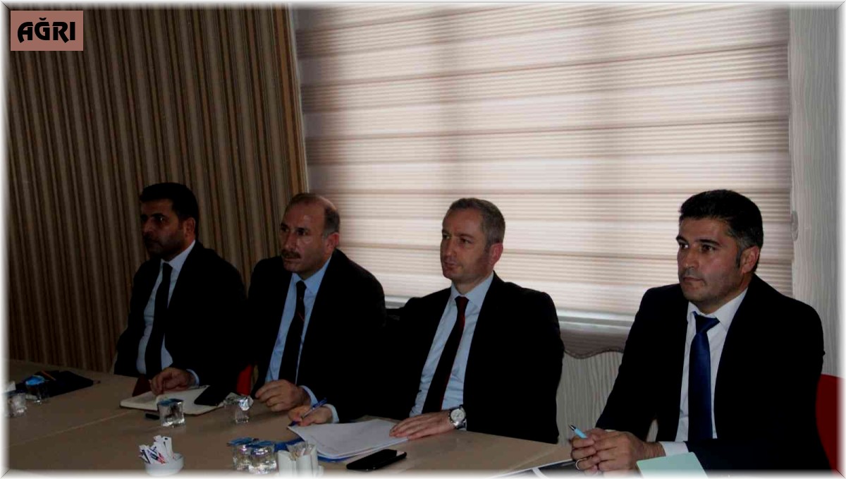 Ağrı'da kazanım değerlendirme toplantısı