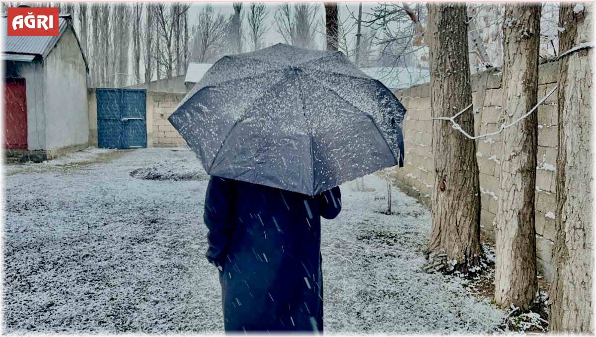 Ağrı'da kış manzarası göz kamaştırıyor